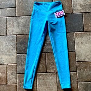 Purple Pixies Back to Basic Leggings Adult Small (2/4). Caribbean Blue
